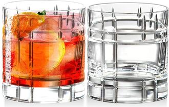 Barski Set Of 2 Double Old Fashioned 12Oz Tumbler Glass