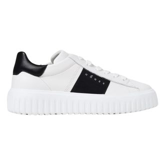 Hogan Sneakers, male, White, Size: 10 US H-Stripes New H Band