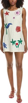 Johnny Was Cassady Linen Mini Dress