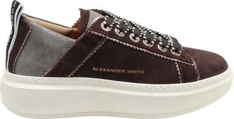 Alexander Smith Soissons - Dames - Sneakers - Bruin - 39 EU - Denim - Schoenen