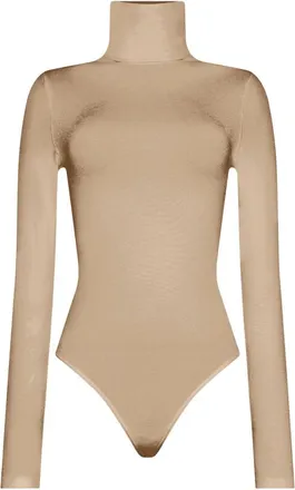 Wolford Tops, Dames, Roze, L, Katoen, Colorado String Body