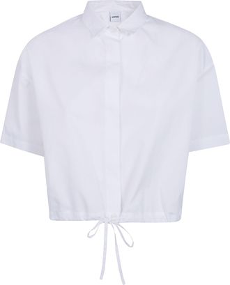 Aspesi Shoirt Sleeves Cropped Shirt