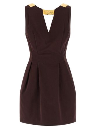 Elisabetta Franchi Vestido con placa met&aacute;lica de Elisabetta Franchi