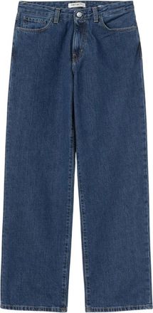 Carhartt Work in Progress W Lavine Pant Miami Denim - Dames - Regular Fit Jeans - Blauw - W28 - Denim - Jeans