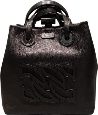 Casadei Logo Patch Top Handle Bag