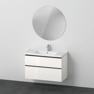 Duravit Duravit - Juego De Muebles D-neo, Lavabo Con Mueble De Pared Y Espejo Led