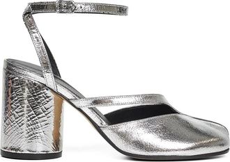 Maison Margiela Tabi Pump Sandalen - Dames - Pumps - Grijs - 40 EU - Leer - Schoenen