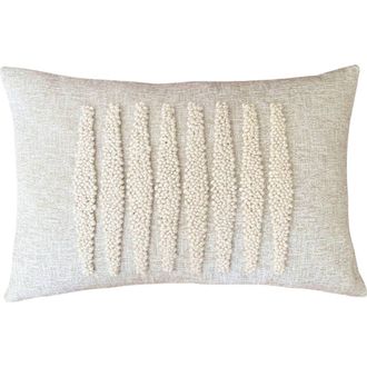 Cotton Tree Punch Needle Pillow - Zulu Pattern - Cover Only in Natural - Cover Only at Nordstrom, Size 2Ft 0In X 2Ft 0In