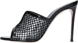 Le Silla Gilda Stocking Lurex 100 - Dames - Muiltjes - Zwart - 37 1/2 EU - Leer - Schoenen