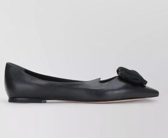Roger Vivier i love vivier rose ball ballerina shoes