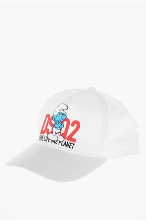 Dsquared2 SMURFS Organic Cotton Baseball Cap GROUCHY SMURF size One Size