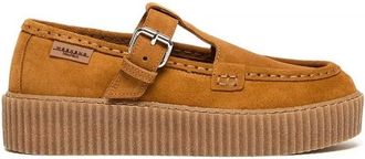Max Mara Schoenen, Dames, Bruin, 40 EU, Leer, Mocassino Mary Jane Wkasolista