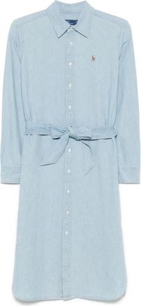 Polo Ralph Lauren Abito corto con ricamo Polo Pony - Blu