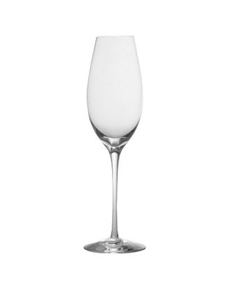 Orrefors Set Of 2 Difference Sparkling Wine Glasses