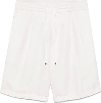 Brunello Cucinelli Shorts con coulisse - Bianco