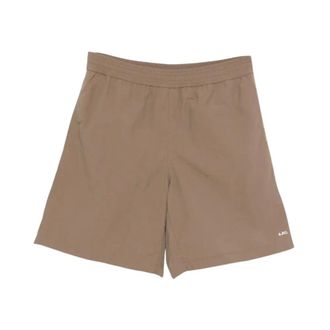 A.P.C. Casual Shorts, male, Beige, Size: L Rio Drawstring Shorts