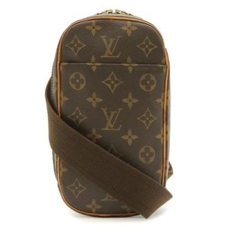 Louis Vuitton Vintage, unisex, Bruin, ONE Size, Pre-owned Pochette Schoudertas
