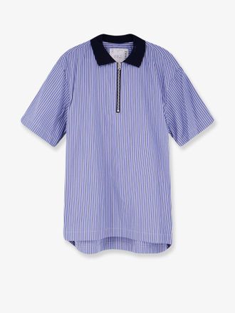 sacai Polo in tessuto a righe - SACAI - gender_Man