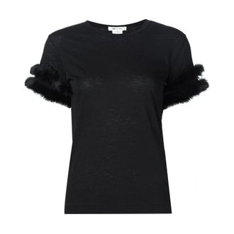 Comme Des Gar&ccedil;ons T-Shirts, female, Black, Size: M Comme des Garcons T-shirts and Polos Beige