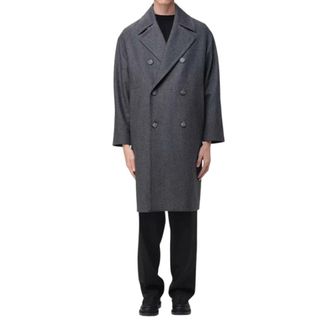 Hev&ograve; Cappotto Doppiopetto Tricase - - Coats - Uomo - Grigio - L