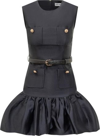 Self Portrait Dames, Jurken, Blauw, Maat: XS Taf