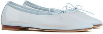 Mansur Gavriel Dream Mesh Ballerina Flat in Baby Blue at Nordstrom, Size 10.5Us