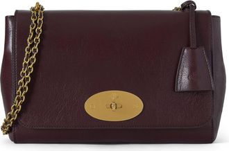 Mulberry Medium Lily High Shine Leather Shoulder Bag in Oxblood at Nordstrom