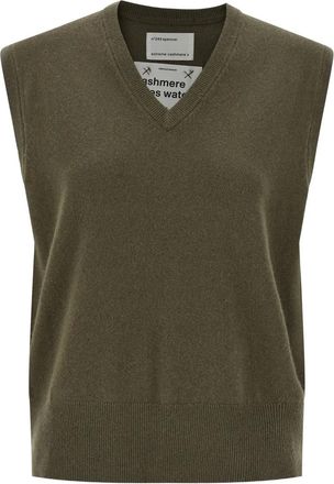 Extreme Cashmere Canotta Spencer con scollo a V - Verde