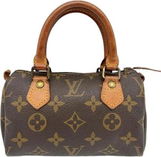 Louis Vuitton Pre-owned Boston Bag - Dames - Vintage Mini Tas - Bruin - ONE Size - Vintage