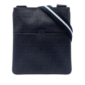 Fendi Pre-owned Crossbody Bag - Heren - Pre-owned - Blauw - Maat: ONE Size Leer