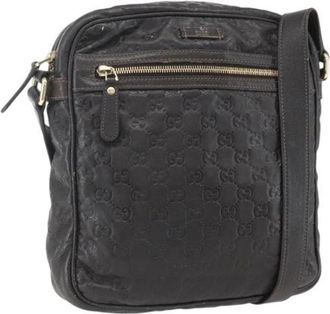 Gucci Pre-owned Cross Body Bag - unisex - Vintage Schoudertas - Bruin - ONE Size - Leer - Vintage