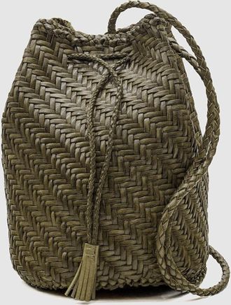 Dragon Diffusion Sac Pompom Double Jump Cuir Kaki