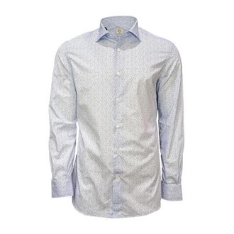Mazzarelli Shirts - Heren - Casual Overhemden - Blauw - 2XL - Overhemden
