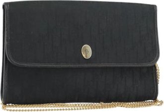 Dior Pre-owned Vintage Schoudertas - Dames - Vintage Clutch - Zwart - ONE Size - Leer - Vintage