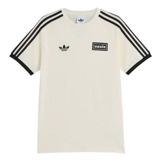 adidas x Oasis Tour 3-Stripes T-Shirt Asia Sizing Cream White KT3446