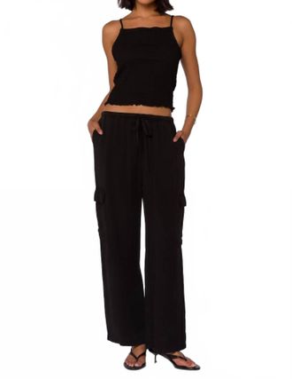Velvet Heart Deja Pull On Elastic Pants In Black