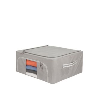 KASANOVA Scatola armadio doppia cerniera 50x40x20 cm grigia