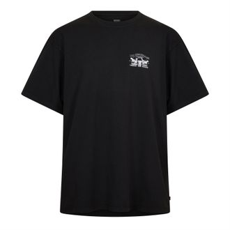 Levi's Heren Vintage T-shirt (Jet Zwart)