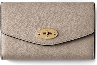 Mulberry Medium Darley Leather Continental Wallet in Cashmere Taupe at Nordstrom