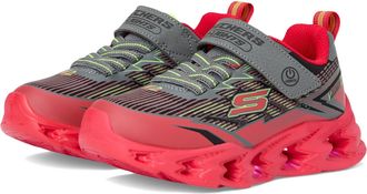 Skechers Boys Sports Shoes, Trainers, Red, dark grey, 12.5 UK Child