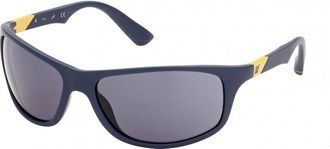 Web Eyewear Mens WE0294-6492V WE0294 64 6492V Sunglasses - Blue - One Size