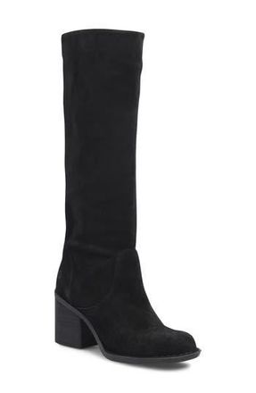 B&oslash;rn Thea Knee High Boot in Black Suede at Nordstrom Rack, Size 7