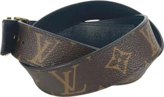 Louis Vuitton Pre-owned Vintage Canvas Belt - unisex - Louis Vuitton Vintage - Vintage Belts - Brown - ONE SIZE - Pre-owned
