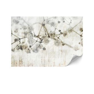 OEM Carta Da Parati Standard In Tessuto Non Tessuto - 100 X 70 Cm - Stile Scandinavo - Fiori Carta Da Parati Standard In Tessuto Non Tessuto - 250 X 175 C