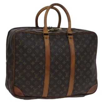 Louis Vuitton Tweedehands Canvas Louis Vuitton tassen - Dames - Pre-owned - Bruin - Maat: ONE Size Leer