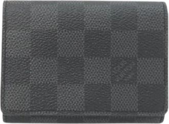 Louis Vuitton Pre-owned Wallets, male, Black, Size: ONE SIZE Pre-owned Card Case