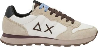 Sun 68 Tom Solid Sneaker - Heren - Sneakers - Beige - 45 EU - Katoen - Schoenen