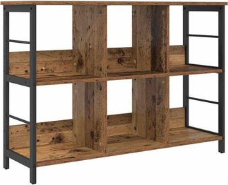 vidaXL Bookshelf Old Wood 102 x 32 x 72.5 cm Engineered Wood vidaXL