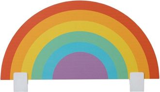 Muemue Barrera cama aglomerado multicolor 44x87x3cm