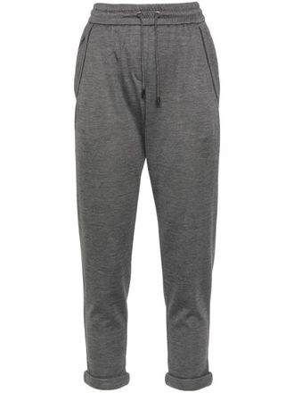 Brunello Cucinelli Cotton And Silk Blend Trousers